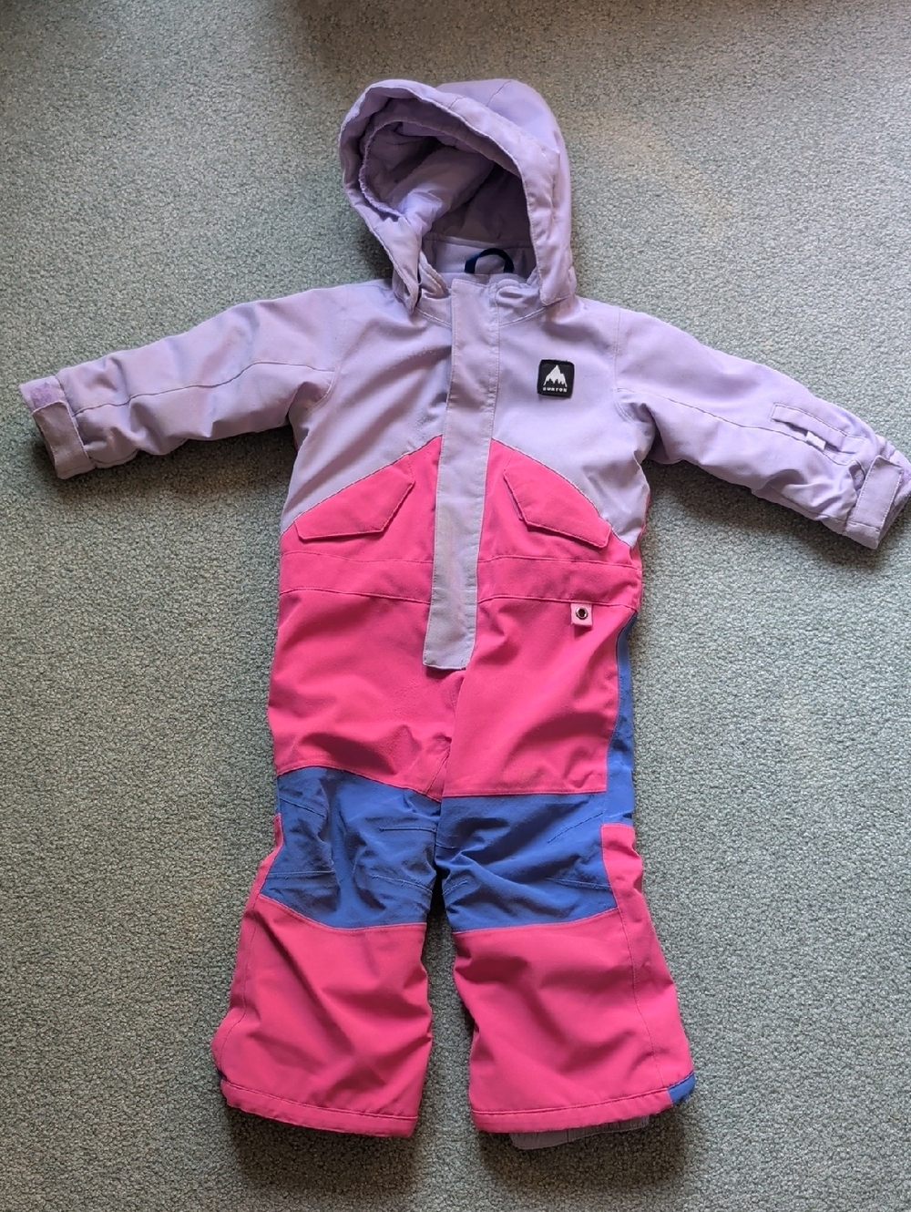 Burton Kids Girls Pink and Purple Snowsuit